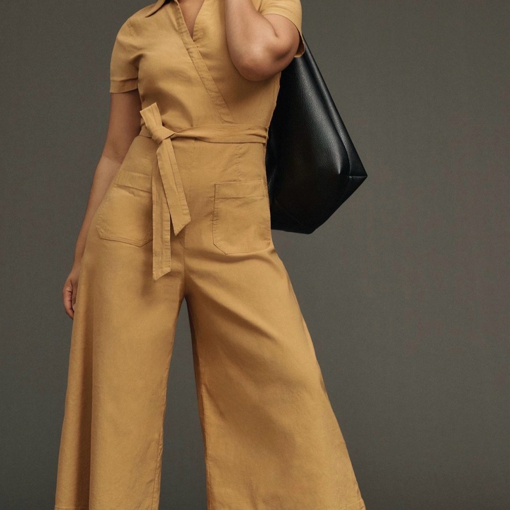🌟NWT🌟Maeve Faux Wrap Culotte Jumpsuit